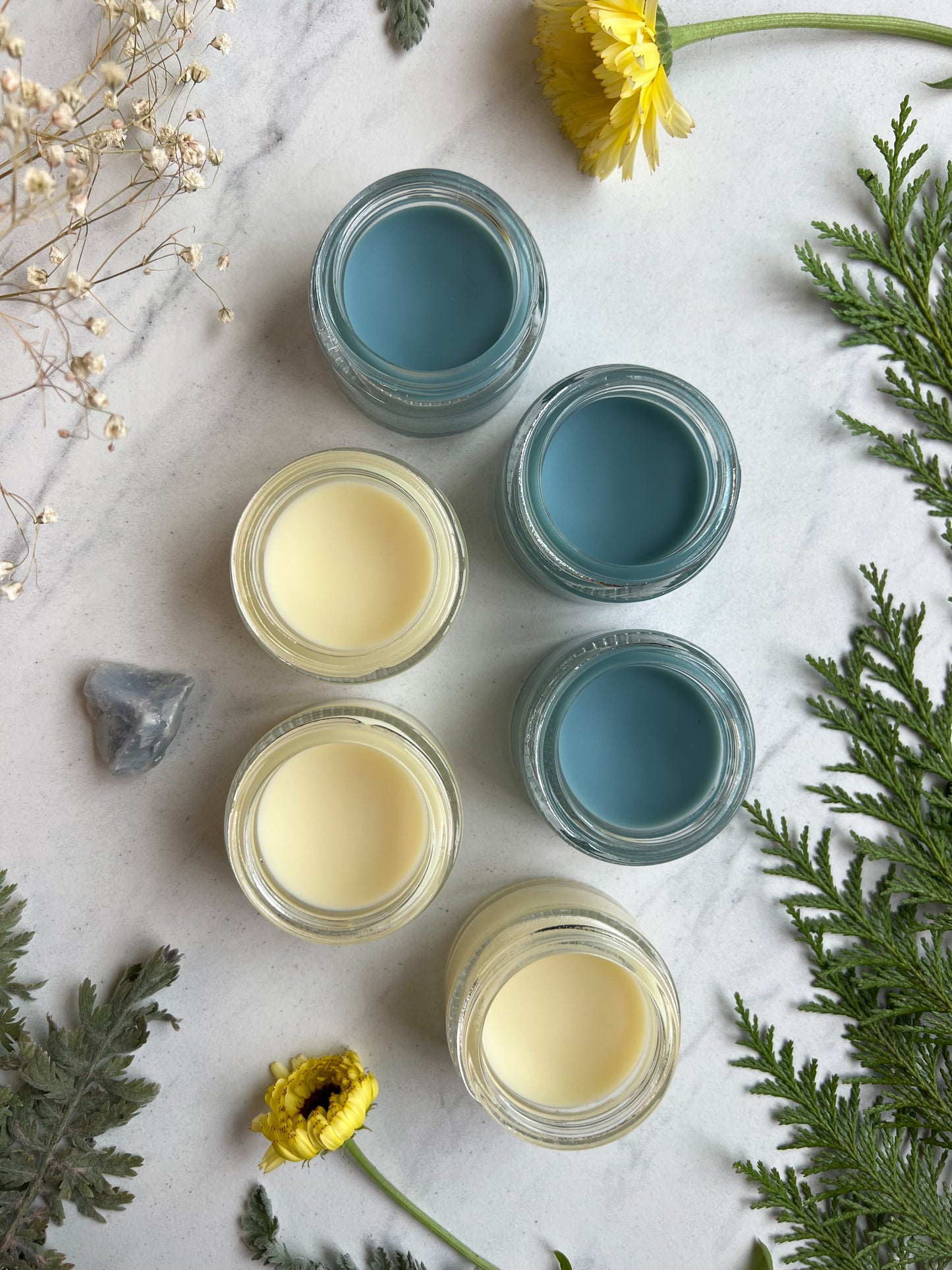 Blue Tansy Shea Butter Balm | Fawn Lily Botanica - nourishing vegan facial balm, concentrated, wax-free