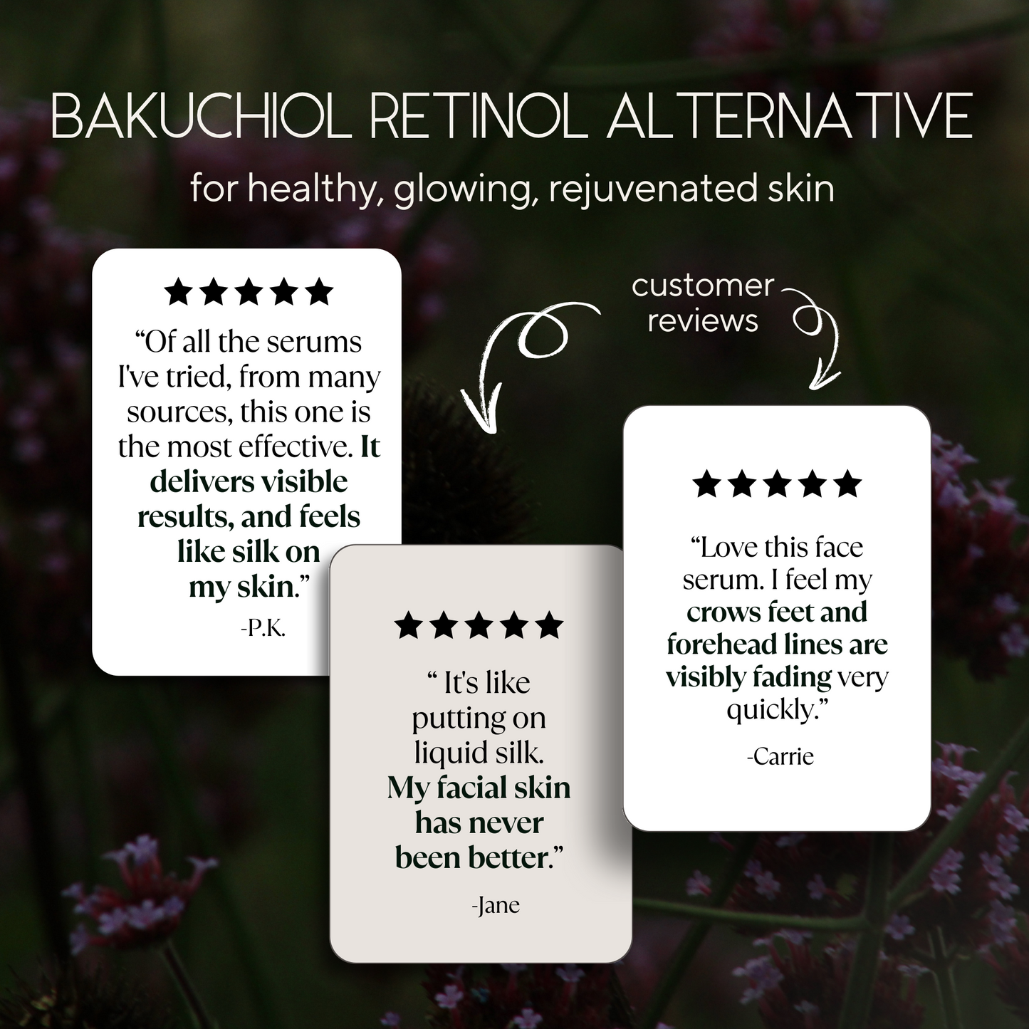 Fawn Lily Botanica | Bakuchiol Botanical Facial Serum, reviews