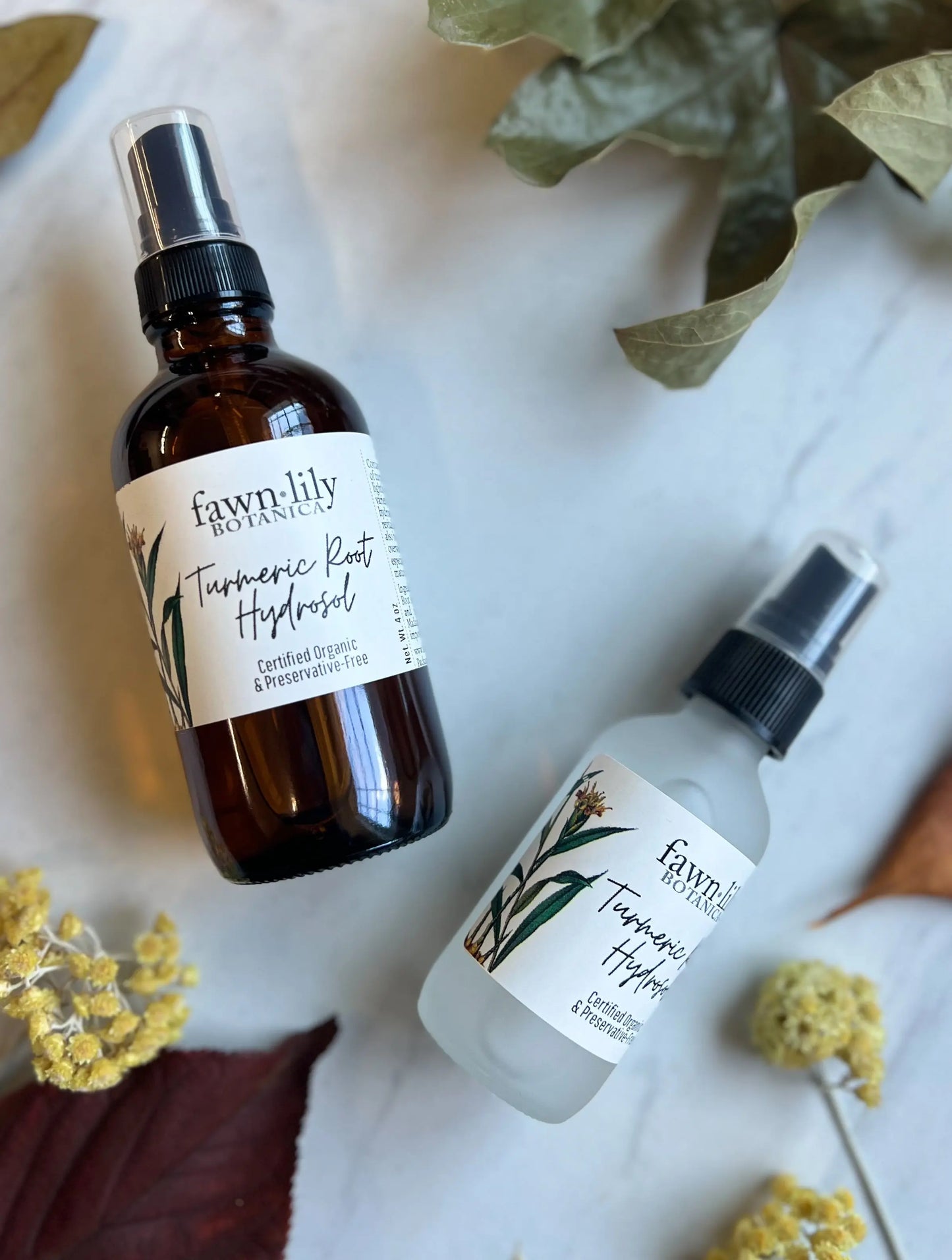 ORGANIC TURMERIC ROOT HYDROSOL Fawn Lily Botanica