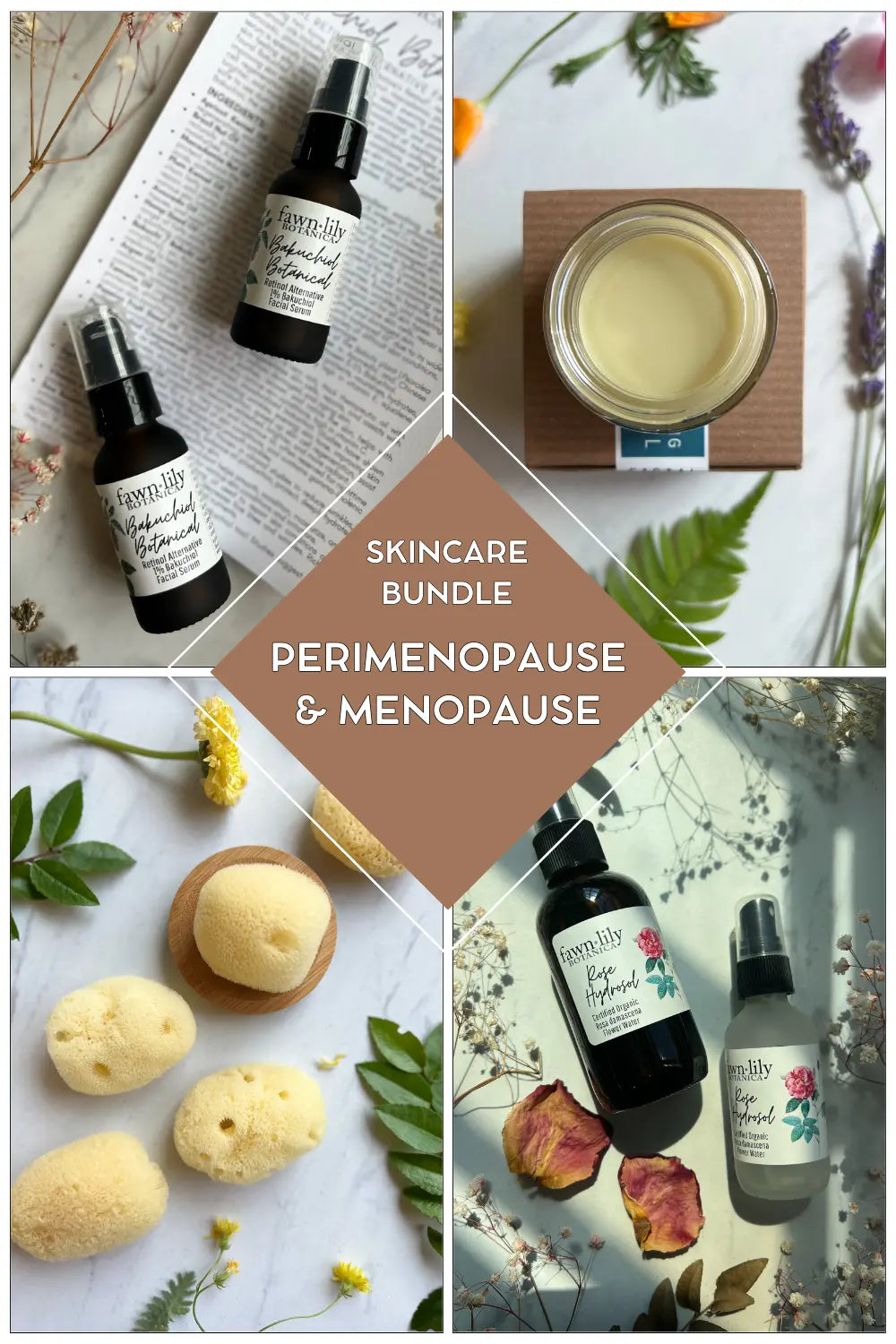 PERIMENOPAUSE + MENOPAUSE SKINCARE BUNDLE - NEW! Fawn Lily Botanica