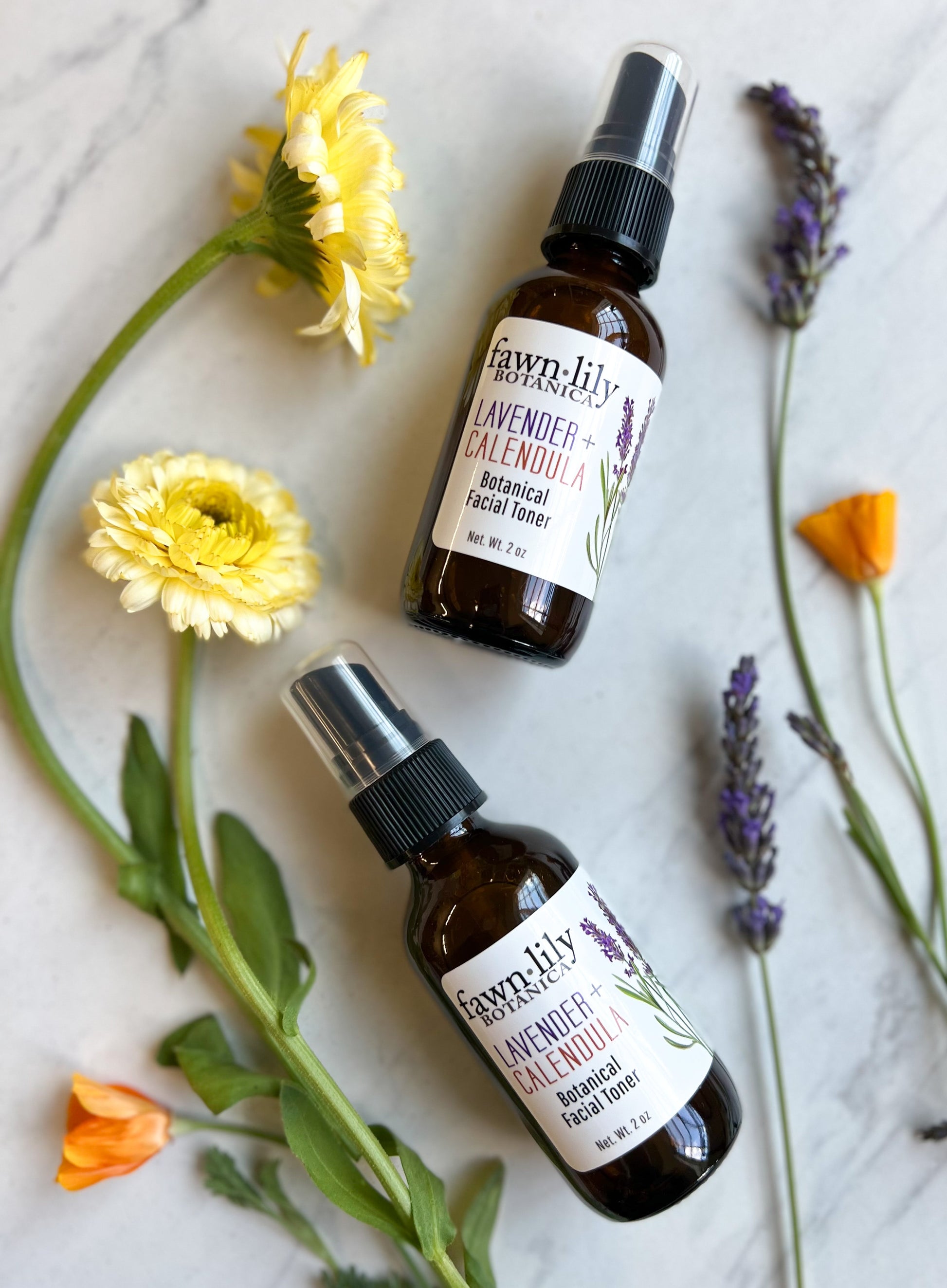 Lavender Calendula Facial Toner | Fawn Lily Botanica