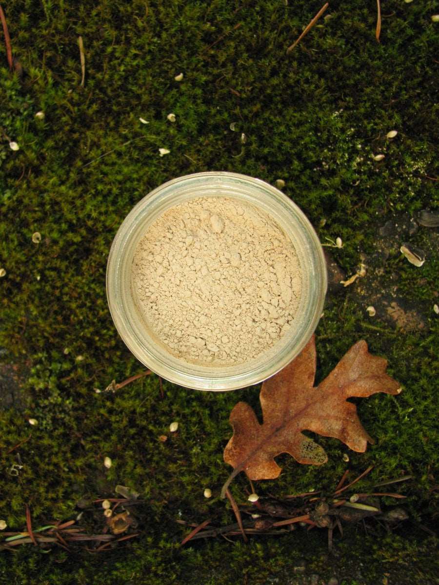 Lavender Comfrey Clay Mask | Fawn Lily Botanica - Gentle, effective formula to cleanse, tone & bring a fresh glow. Made with clays, botanicals, herbal extracts, essential oils. The best natural clay face mask!