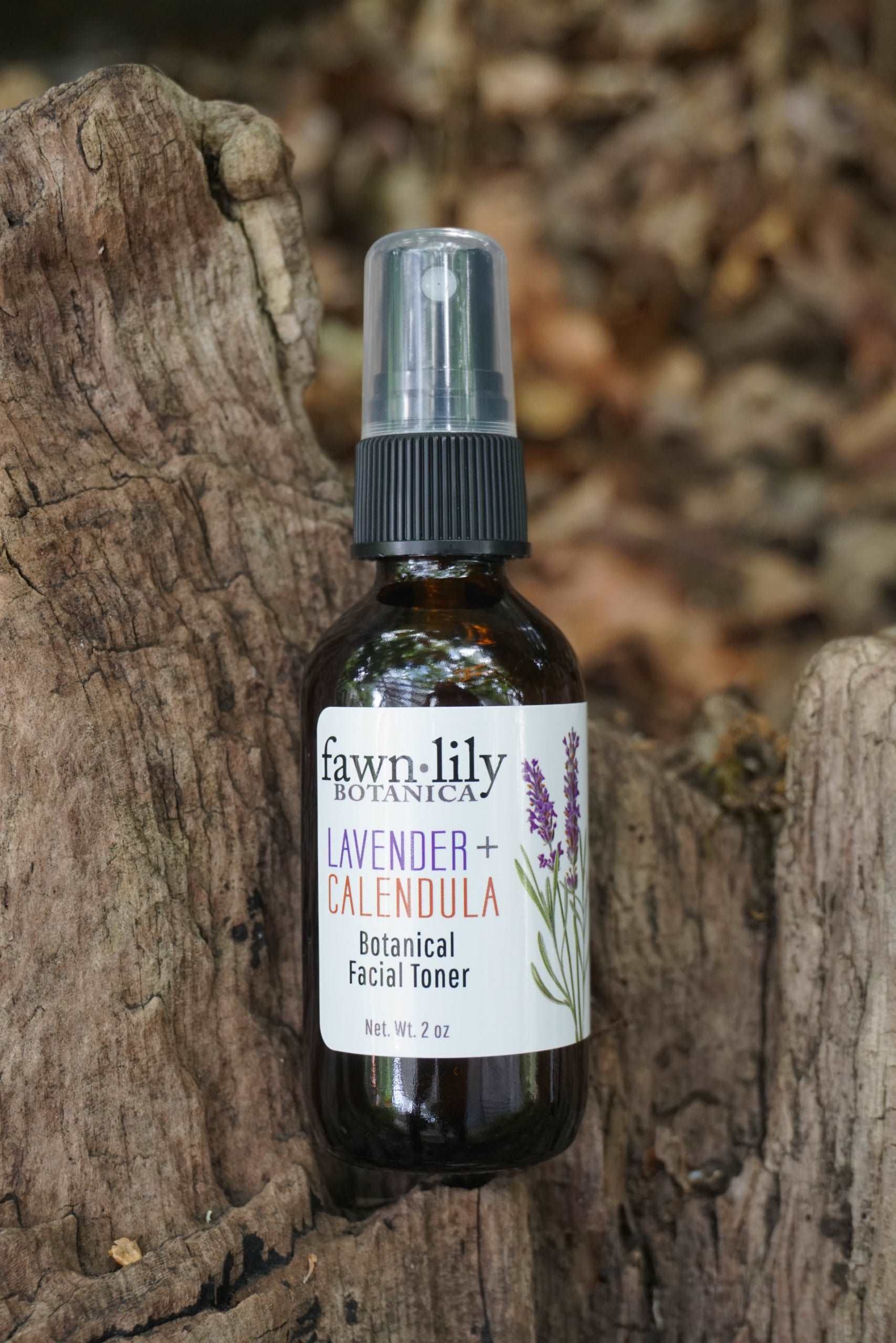 Lavender Calendula Botanical Facial Toner. All natural vegan facial toner handcrafted with organic herbs and botanicals. Tones and balances skin.