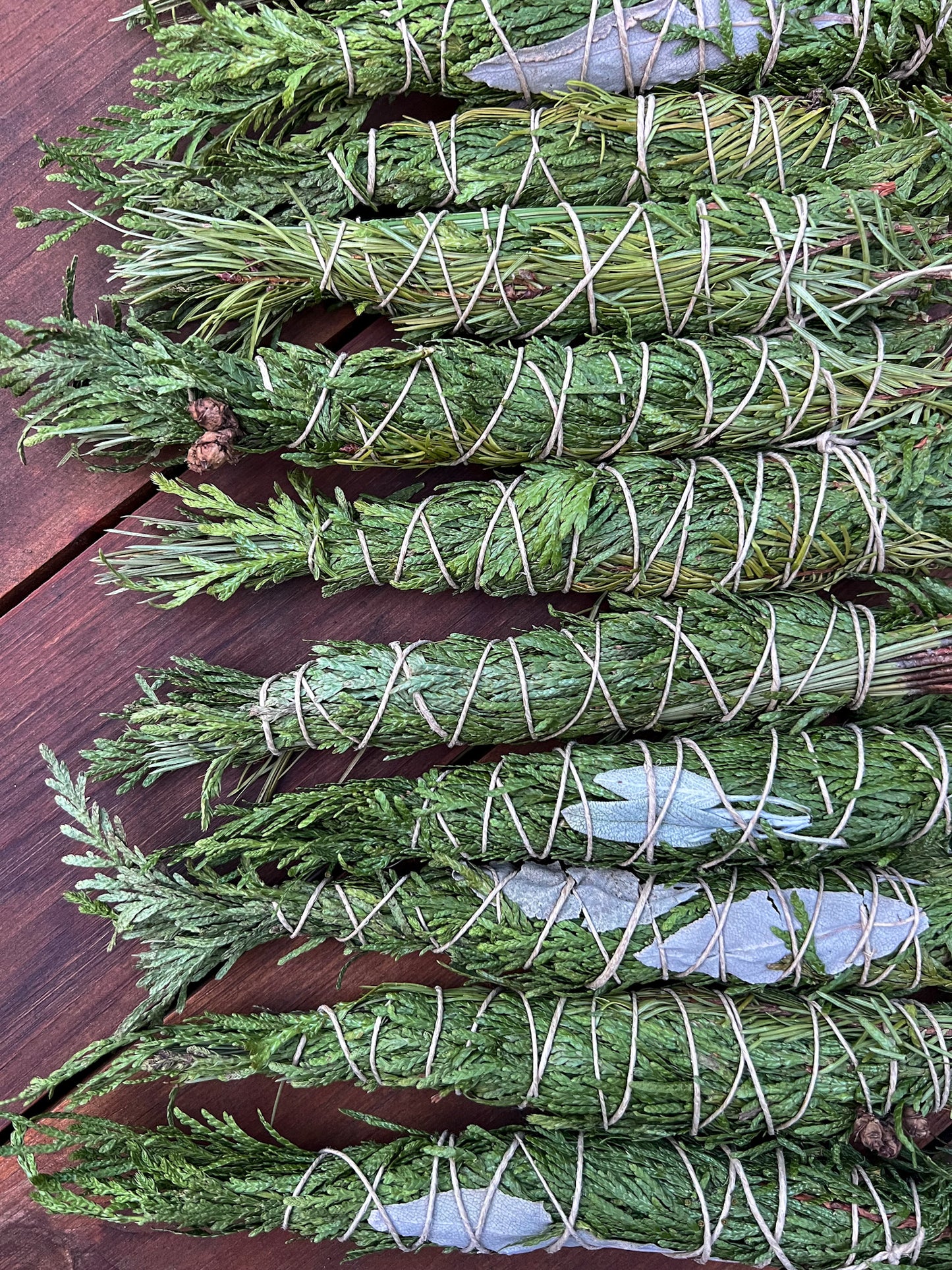 Fawn Lily Botanica | Sustainable Handmade Cedar, Sage, Fir, Pine Smudge Bundle