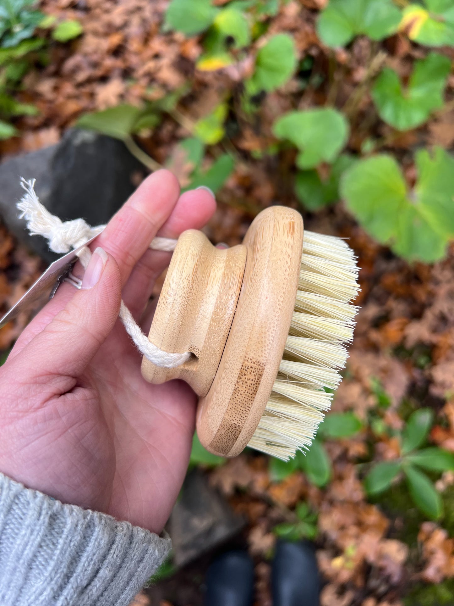 Fawn Lily Botanica | Round Dry Brush with natural sisal fibers and bamboo