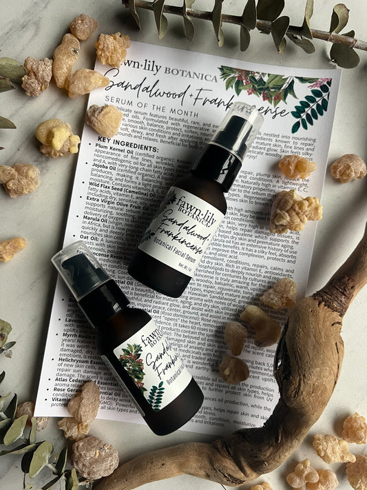 SANDALWOOD + FRANKINCENSE SERUM OF THE MONTH - LIMITED!