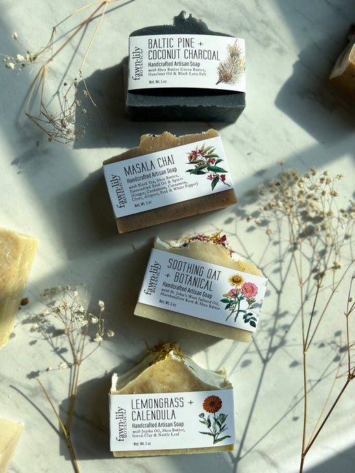 handcrafted artisan soap made from organic ingredients from Fawn Lily Botanica