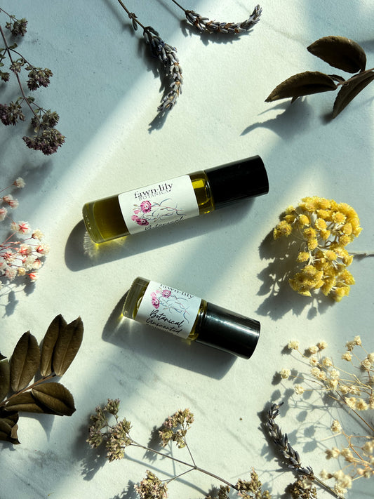 Unscented Botanical Eye Elixir | Fawn Lily Botanica. Plant-based eye oil to nourish, moisturize, firm, protect, repair, revitalize. Anti-aging formula.