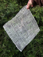 Load image into Gallery viewer, AYATE BOTANICAL FIBER WASHCLOTH. Natural sustainable plant fiber washcloth, sustainable and organic ayate fiber washcloth.
