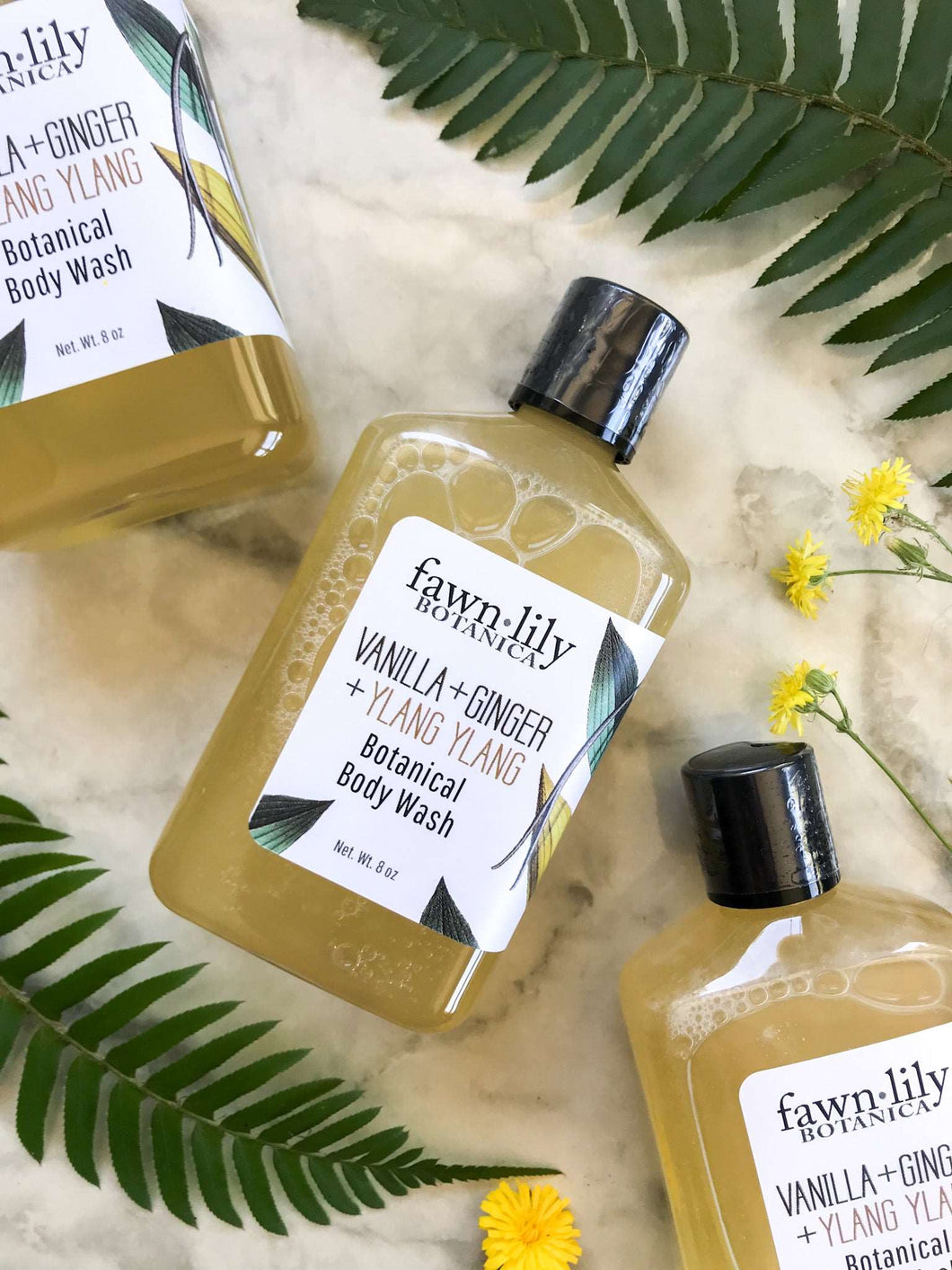 Vanilla Ginger Botanical Body Wash | Fawn Lily Botanica