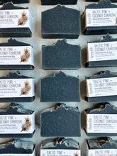 Load image into Gallery viewer, BALTIC PINE + COCONUT CHARCOAL ARTISAN SOAP - LIMITED EDITION!
