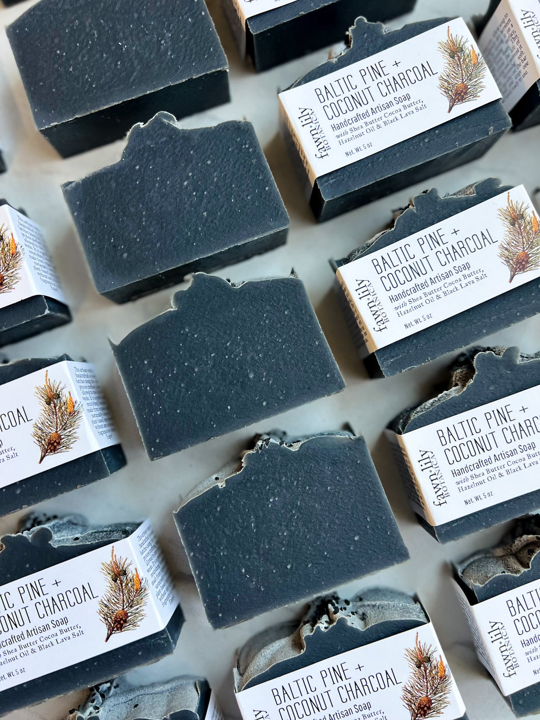 BALTIC PINE + COCONUT CHARCOAL ARTISAN SOAP - LIMITED EDITION!