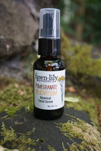 Load image into Gallery viewer, POMEGRANATE + HELICHRYSUM BOTANICAL FACIAL SERUM. Concentrated facial oil for mature and dry skin, made from organic vegan natural ingredients.
