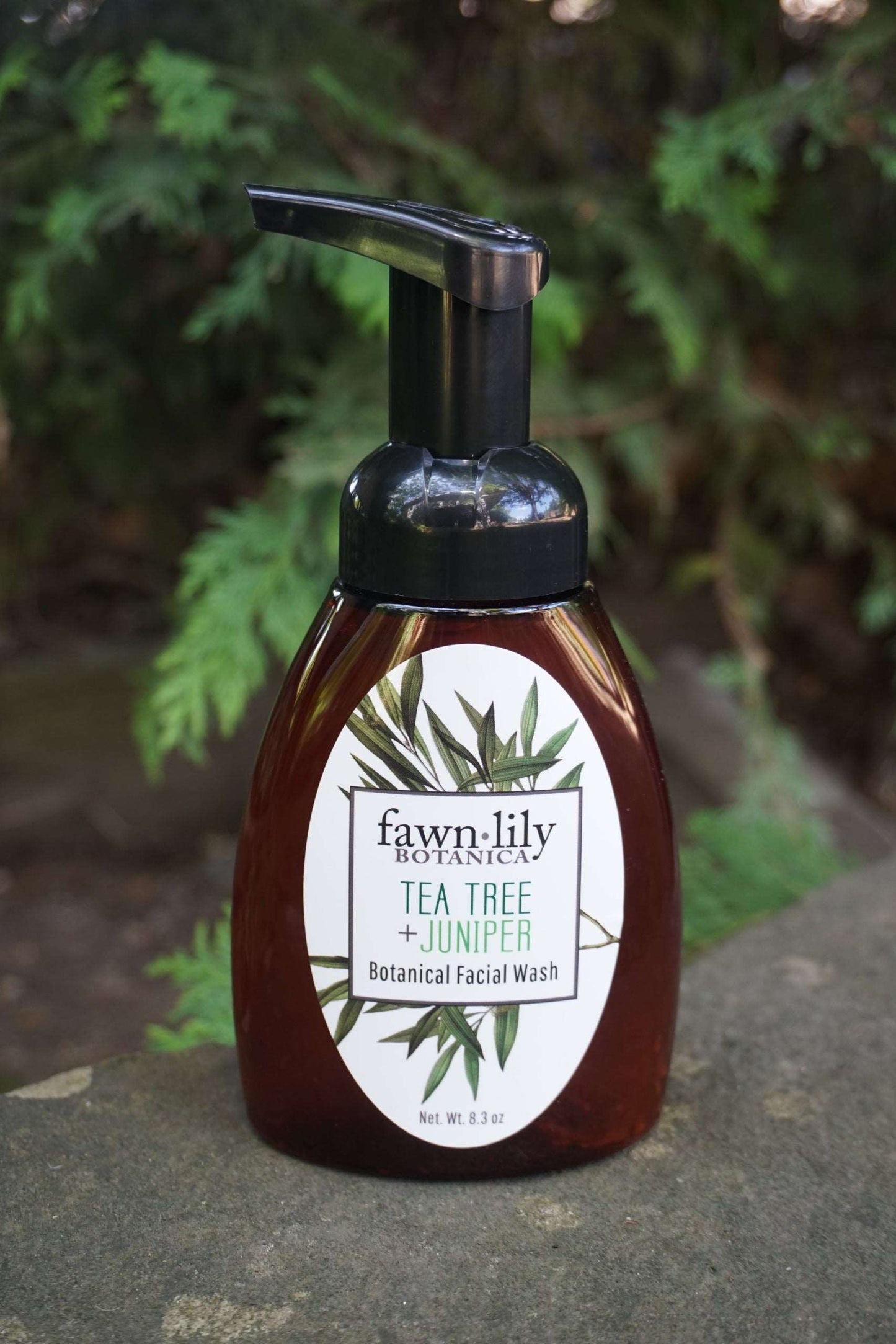 Tea Tree Juniper Facial Wash | Fawn Lily Botanica - Cleanse your skin naturally with Tea Tree Juniper Botanical Facial Wash! Balances, tones, and gently cleanses oily, combination, and acne-prone skin.