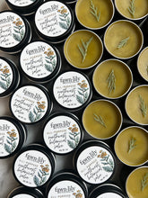 Load image into Gallery viewer, ALL-PURPOSE BOTANICAL SALVE | Fawn Lily Botanica - An ultra-nourishing botanical salve balm made from fresh herbs, flowers, wild plants, and tree tips harvested from the Pacific Northwest bioregion!
